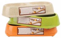 ТРИОЛ миска NATURAL из бамбука двойная 0,18*2