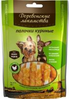 Д/мини пород Палочки куриные 55г (1*100) ДЕРЕВЕНСКИЕ ЛАКОМСТВА