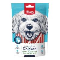 WANPY DOG лакомство курица с треской в форме сэндвича 100г