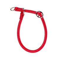 Ошейник-полудавка ФЕРПЛАСТ VOGUE CORD CS10/40 из натуральной кожи,красный