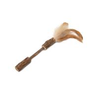 Игрушка для кошек из мататаби "Палочка с перьями", 120/170мм, серия NATURAL, ТРИОЛ