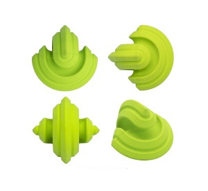 Игрушка интерактивная для собак из натурального каучука Chewtastic Geometrics Geo-Gem, зеленый