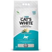 Cats White Marseille soap комкующийся наполнитель с аром. марсельского мыла д/кошачьего туалета 5л