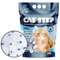 Наполнитель впитывающий силикагелевый CAT STEP Arctic Blue, 3,8 л / 1*8/