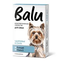 Balu мультивитаминное лакомство д/собак "Здоровье и сила " кальций и омега 3, 100 таб