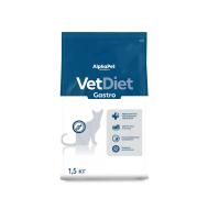 AlphaPet Vet Diet Gastro д/кошек, при острых расстр. пищевар., 1,5кг