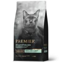 Premier Cat Lamb&Turkey STERILISED (Ягненок с индейкой для кошек) 8 кг