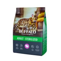 Mr.Buffalo STERILIZED Сухой корм д/к (индейка) 0,4 кг