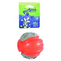 PET STAR игр.д/собак 9см МЯЧ оранжевый термопласт.резина