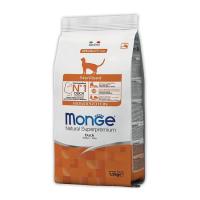Сухой корм Monge Cat Speciality Line Monoprotein Sterilised для стерилизованных кошек,из утки 1,5 кг