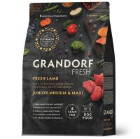 GRANDORF Fresh Dog JUNIOR MED&MAXI Lamb&Sweet Potato мясо ягнен. с батат.д/юниор.сред. и круп.пор.3к