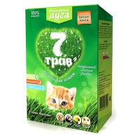 Травка для кошек АЛЬПИЙСКИЕ ЛУГА 7 трав (лоток)