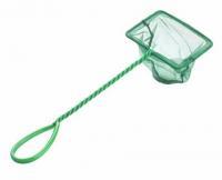 Сачок аквариумный BARBUS ACCESSORY 028 10*7,5*25см (зеленая сетка)