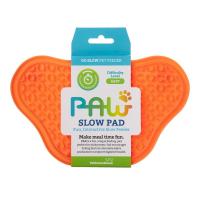 Коврик лизательный Лапа, оранжевый / PetDreamHouse PAW Lick Pad Orange Easy, 100 г