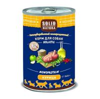 Solid Natura Holistic консервы д/собак Курица 0,34кг