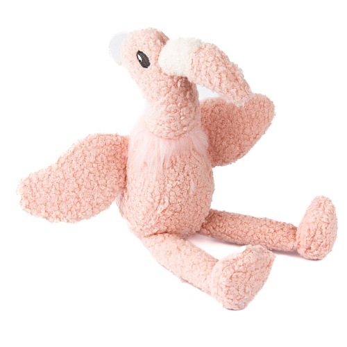 Игрушка Tufflove для собак Фламинго 25 см розовый