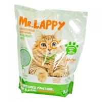 Силикагелевый наполнитель Зеленое яблоко Mr.Lappy 7,6л