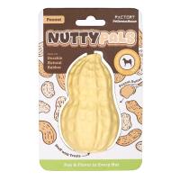 Игрушка интерактивная для собак из натурального каучука Nutty Pals Durable Peanut, желтый