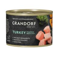 Grandorf FRESH консервы д/соб. Паштет из индейки с тыквой и брокколи 200г