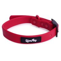 Ошейник из биотана LionPets с метал.пряжкой LPO-00520-2 Красный,Размер XL (ош 40-65см,ширина 2,5см)