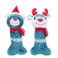 Рождественские игрушки "Косточка олень/косточка медведь" в ассор ,плюш, 31 см 92530 ТРИКСИ