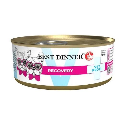 Best Dinner Vet Profi Recovery консервированный корм для кошек и собак 100 гр