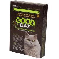 Good Cat мультивитаминное лакомство д/кошек "Здоровье шерсти и кожи" 90 таб