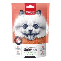WANPY DOG лакомые кусочки из нежного лосося в форме рыбок 100г