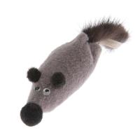 sh-07080 Игрушка Мышь М с норковым хвостом 6см без упак. GoSi