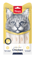 Wanpy Cat Лакомство для кошек "нежное пюре" из курицы 1шт 14 г (1*25)