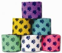 Andover PetFlex бандаж 5 см х 4,5 м "лапы" мультицвета 2200PC-036