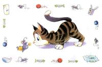 Коврик под миски ТРИКСИ "Кошка" 24544