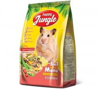 HAPPY JUNGLE корм д/хомяков 400гр