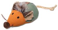 GiGwi 85019 CATCH & FETCH ECO Игрушка для кошек Мышка со звуковым чипом 9 см