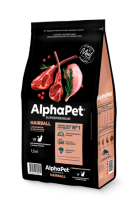 AlphaPet Superpremium 1,5кг с ягненком и кроликом для вывода шерсти сухой для кошек