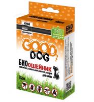 Good Dog ошейник п/б БИО д/собак черный 65 см (коробка)