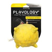Сенсорный плюшевый мяч Playology PUPPY SENSORY BALL 11 см для щенков 8-16 недель с ароматом курицы