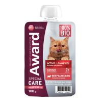 Влажный доп. корм AWARD SPECIAL CARE Active longevity "мясное пюре" д/пожилых кошек старше 7лет 100г
