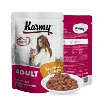 Karmy д/взрослых кошек Эдалт Курица в соусе 80г