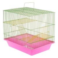 Клетка СП-б д/грыз. 3х этаж, (130ж) 35х21,5х33,5 см