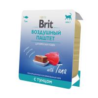 BRIT PREMIUM, Воздушный паштет для взрослых кошек, Тунец, 100г