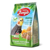 HAPPY JUNGLE корм д/средних попугаев при линьке 500гр