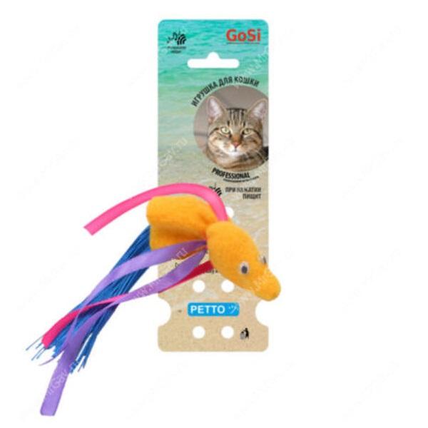sh-07294 Игрушка Рыбка синяя с пищалкой GoSi