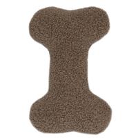 Игрушка для собак Барашек Косточка, цвет коричневый (без пищалки)