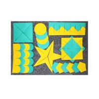 sh-08509 Нюхательный коврик ГЕОМЕТРИЯ "GEOMETRY-2" Ж/Г 50х35см
