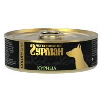 Четвероногий гурман Голден 100 г Курица натуральная в желе для собак