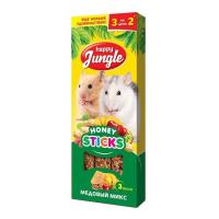 HAPPY JUNGLE палочки д/мелк.грызунов медовый микс 3шт 90гр