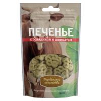 Печенье д/собак с говядиной и шпинатом 100гр ДЕРЕВЕНСКИЕ ЛАКОМСТВА