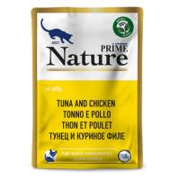 PRIME NATURE пауч 100гр в желе Тунец и куриное филе д/кошек