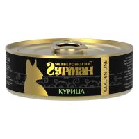 Четвероногий гурман Голден для кошек 100 г Телятина натуральная в желе